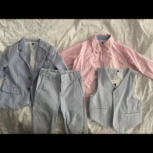 Janie & Jack Seersucker Suit Set boy 18-24 months